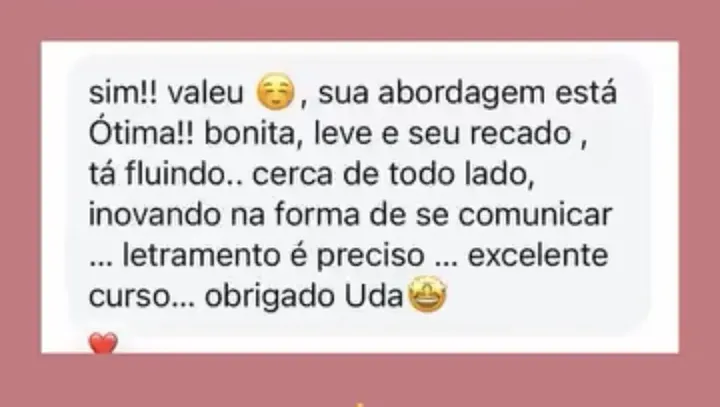 Depoimento de aluno 3