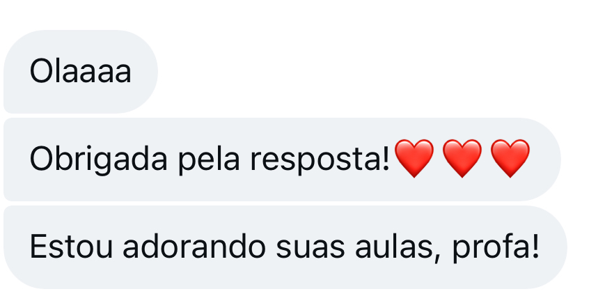Depoimento de aluno 3