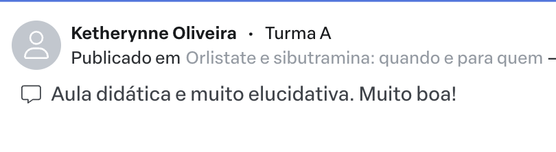 Depoimento de aluno 5